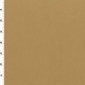 1 1/2 YD PC-Tanned Beige Melton Wool Twill Jacketing Fabric