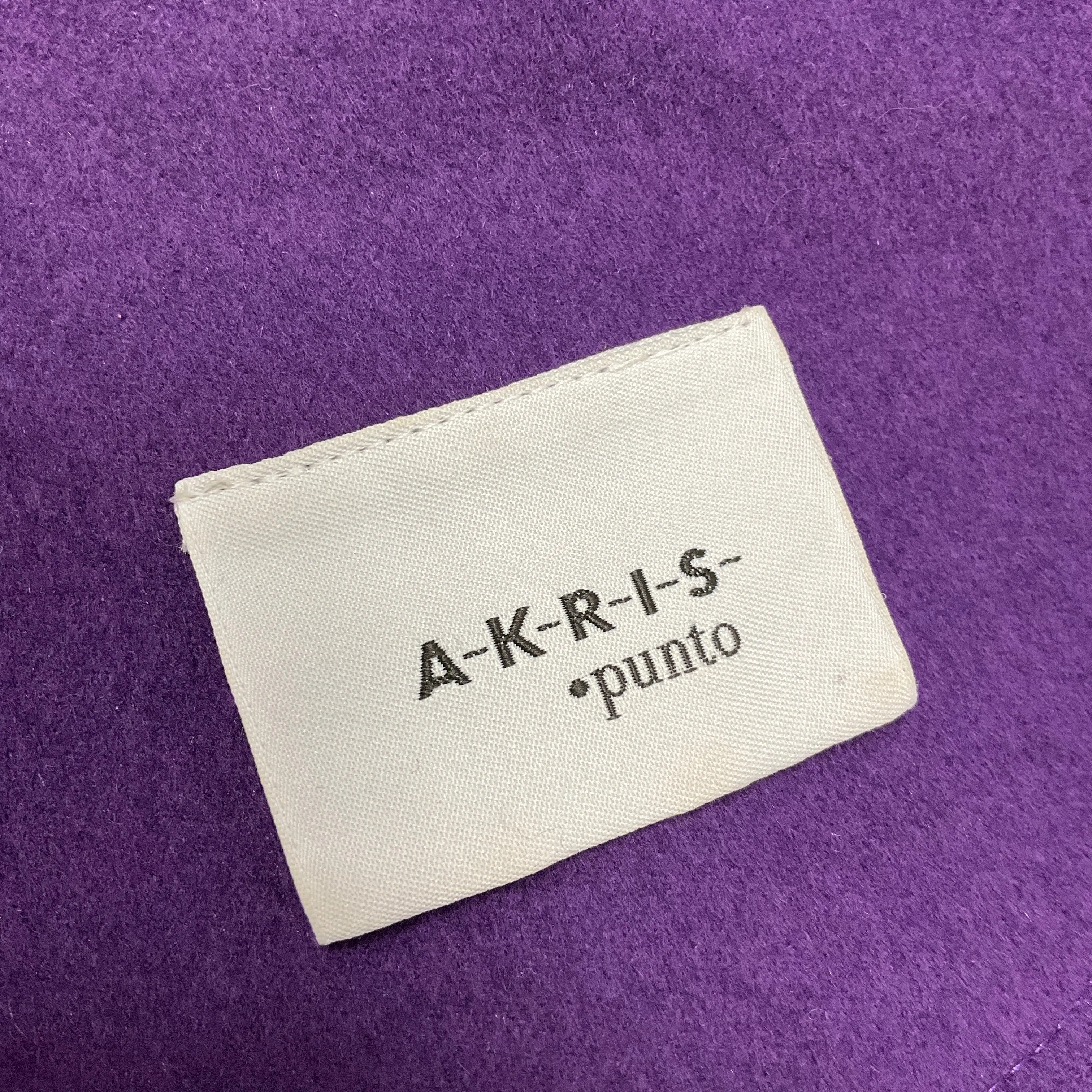 Akris Punto Purple Wool and Angora Jacket