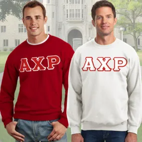 Alpha Chi Rho 9oz. Crewneck Sweatshirt, 2-Pack Bundle Deal - G120 - TWILL