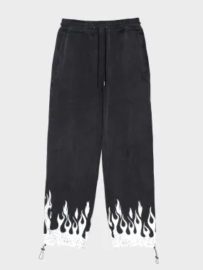 Burner Track Pants - Washed Black