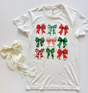 Christmas Bows Graphic Tee