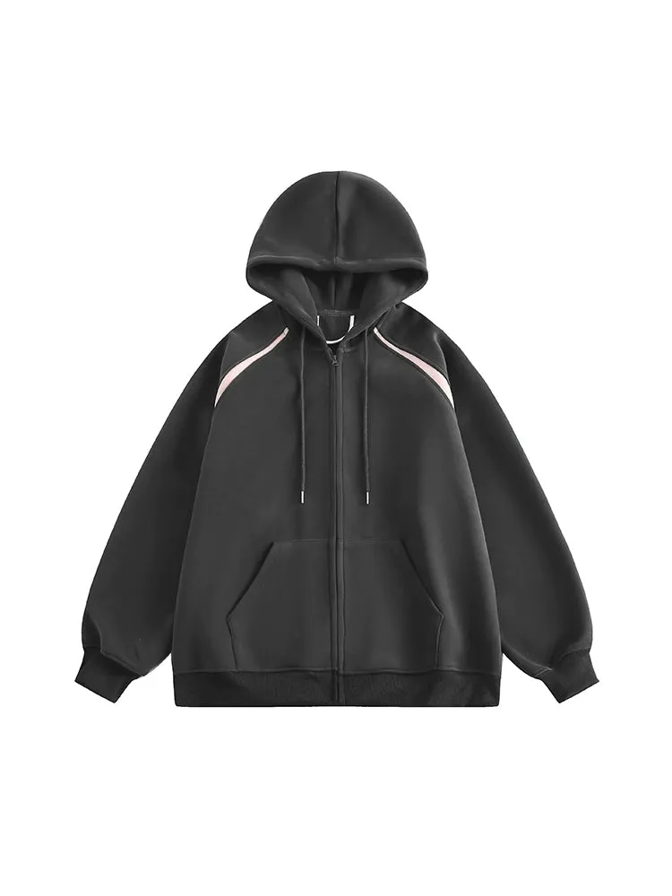 Classic Pockets Zip-Up Hoodie