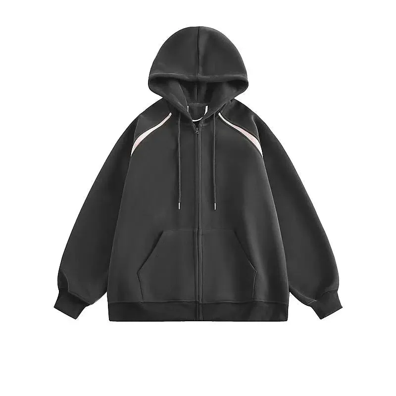 Classic Pockets Zip-Up Hoodie