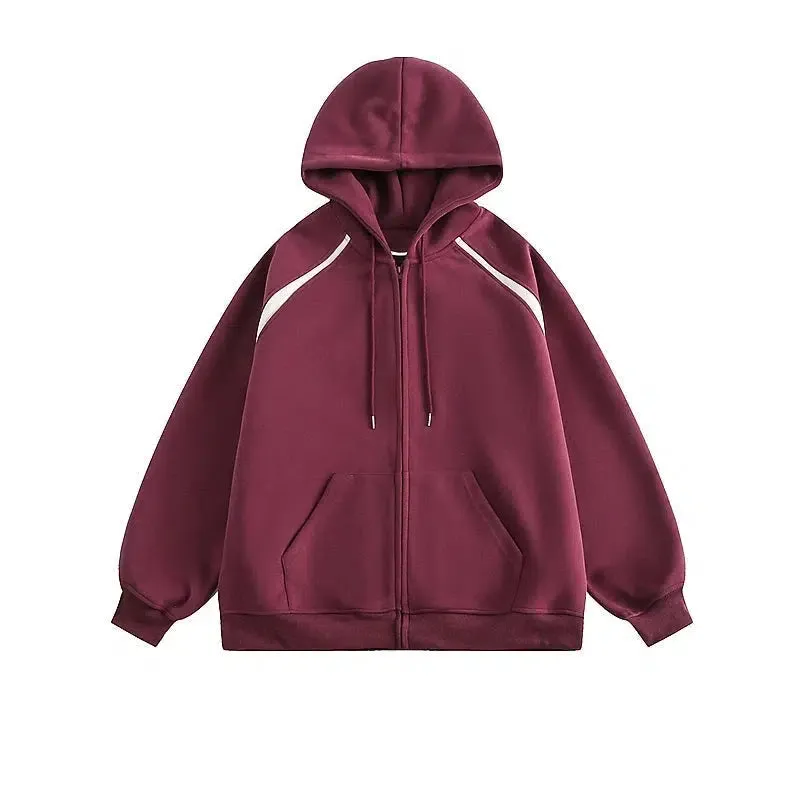 Classic Pockets Zip-Up Hoodie