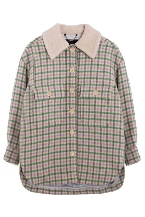 Cream and Mint Plaid Wilson Jacket