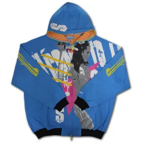 Crown Collective Girls Be Bangin Zip Hoodie Aqua