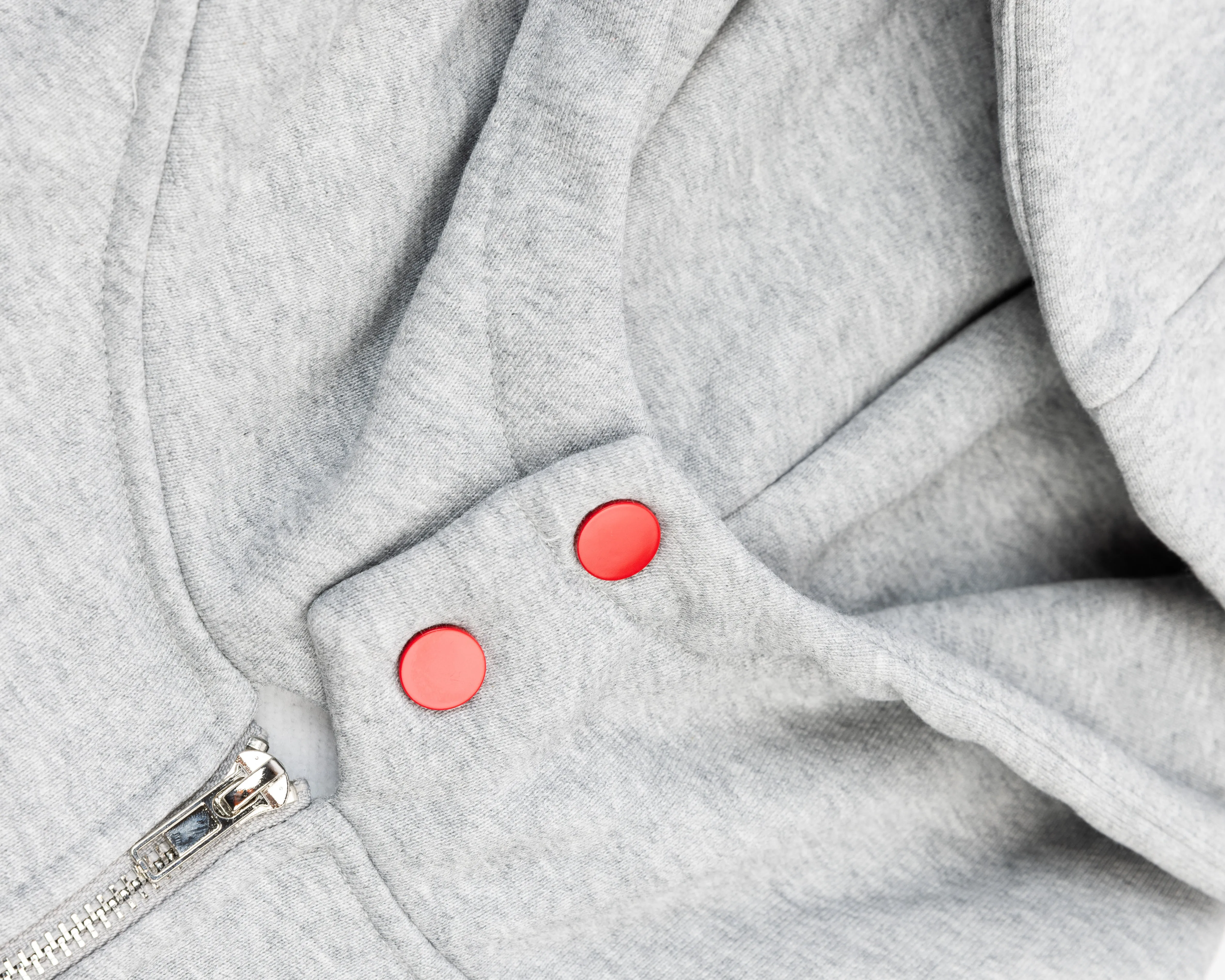 ENGINEERING DÉPT ZIP UP HOODIE (GRAY)