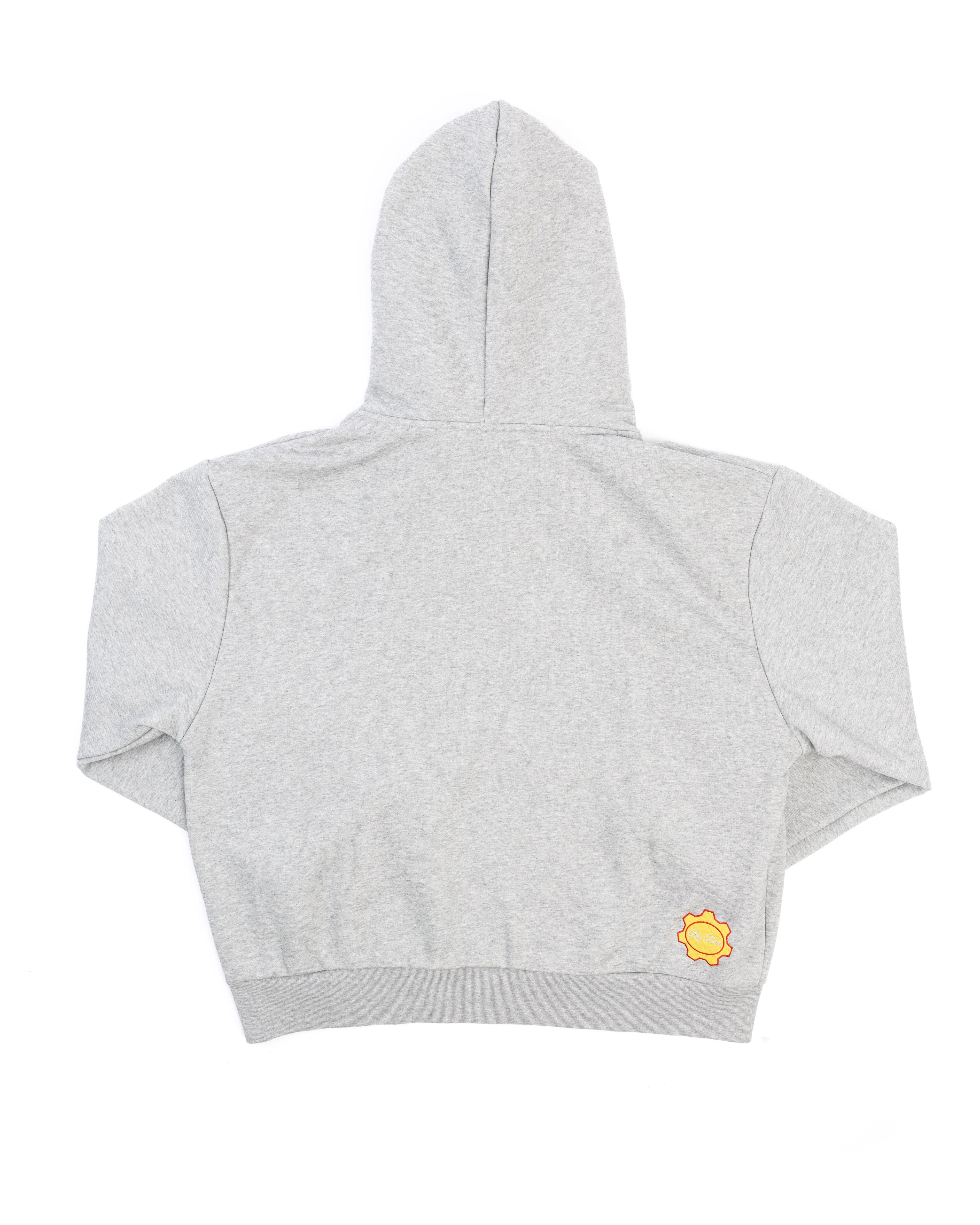 ENGINEERING DÉPT ZIP UP HOODIE (GRAY)