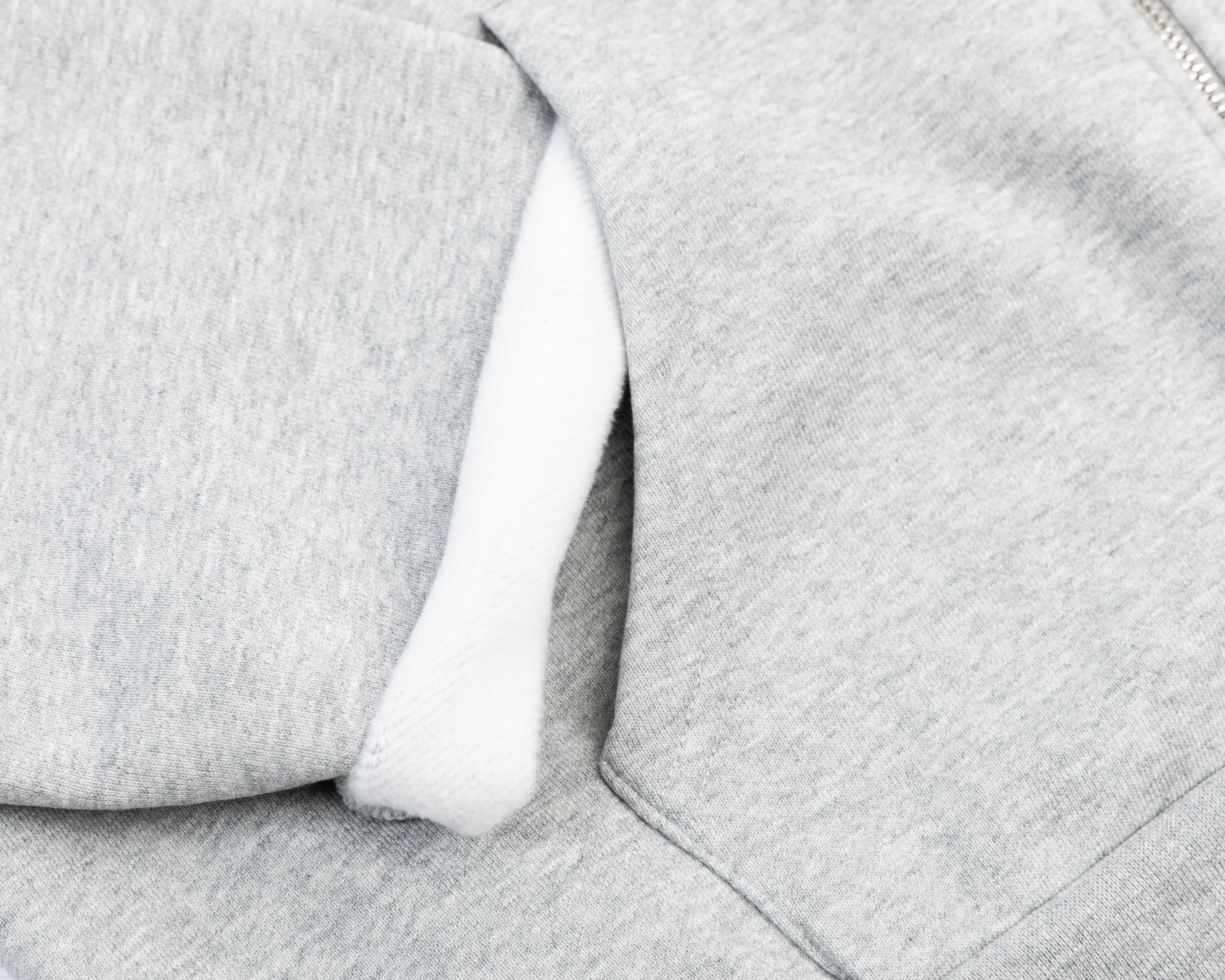 ENGINEERING DÉPT ZIP UP HOODIE (GRAY)