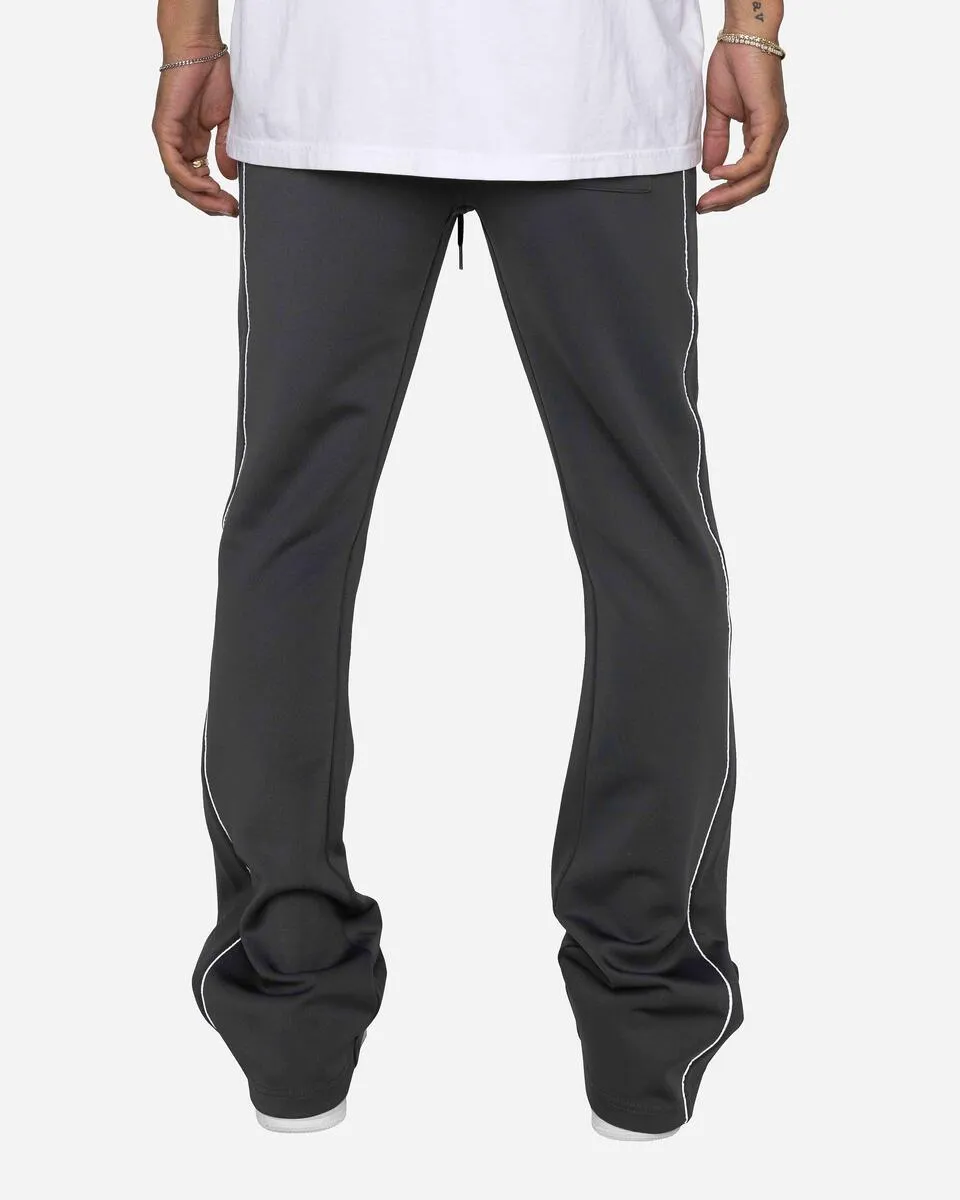 EPTM PIPING FLARED TRACK PANTS (CHARCOAL)