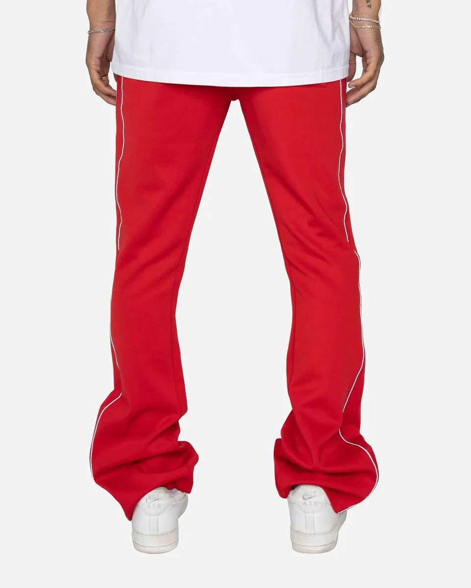 EPTM PIPING FLARED TRACK PANTS (RED)