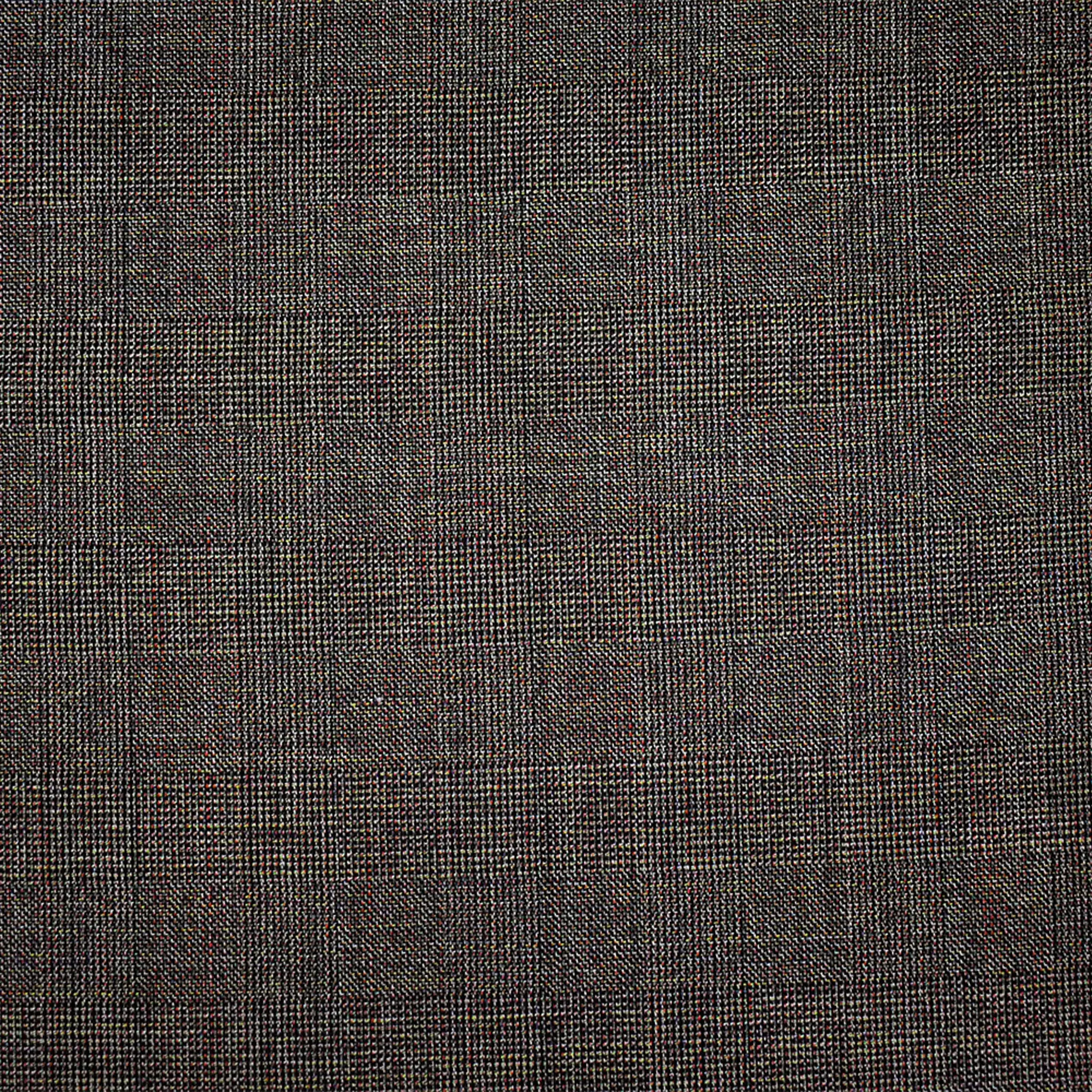 Gray-Red-Multi Tropical Wool Texture Check Woven Suiting Fabric