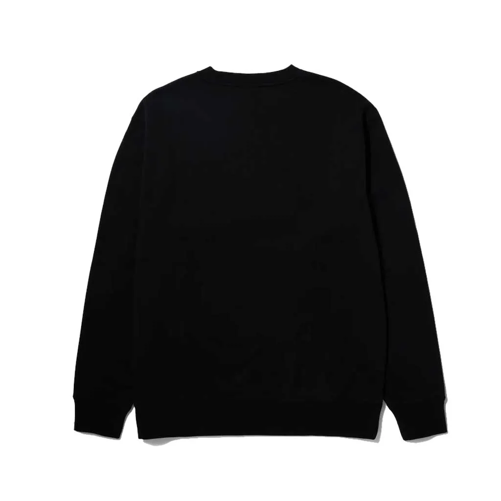 Huf Set Triple Triangle Crewneck - Black