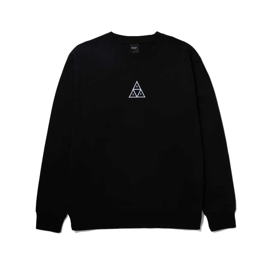 Huf Set Triple Triangle Crewneck - Black