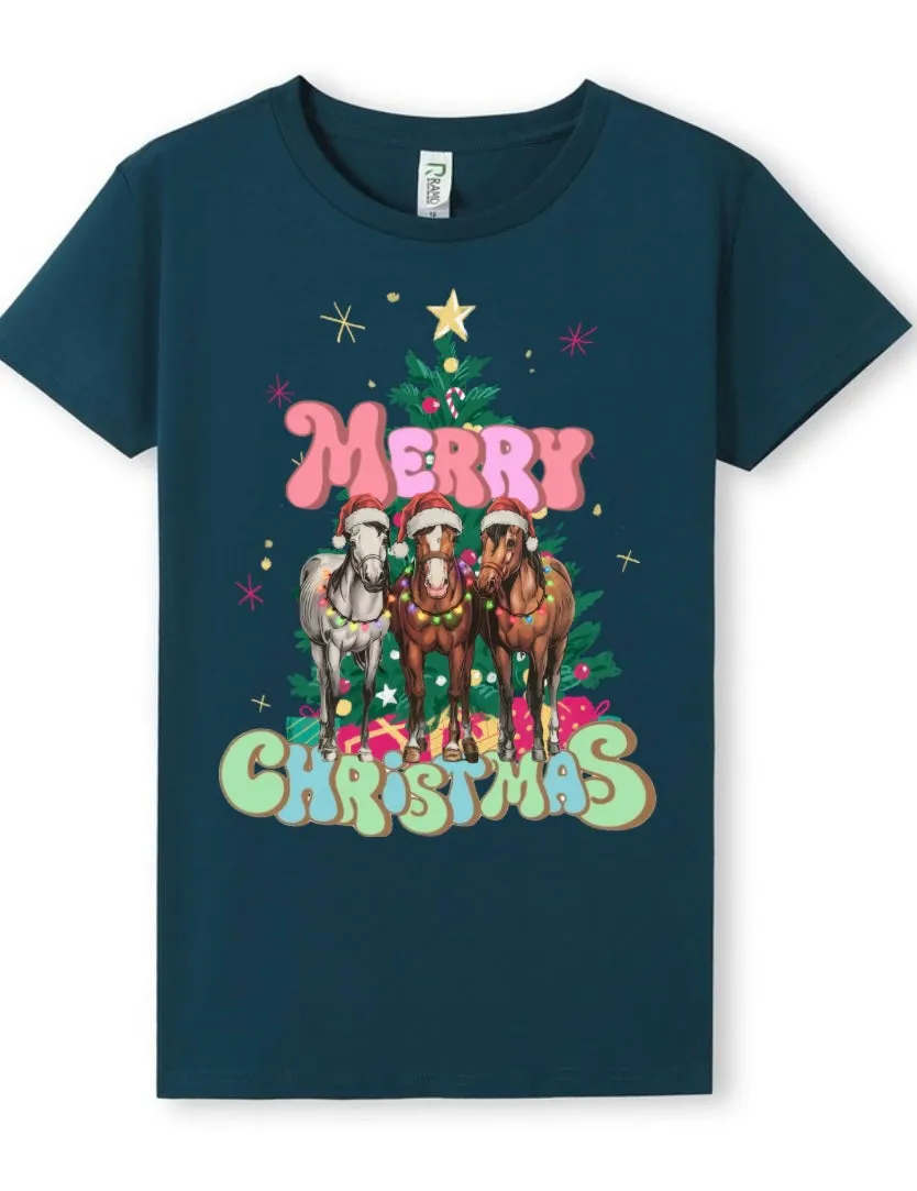 Kids Merry Horsemas Tee