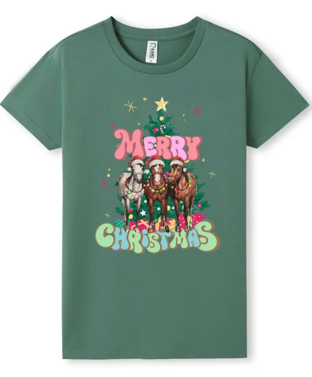 Kids Merry Horsemas Tee