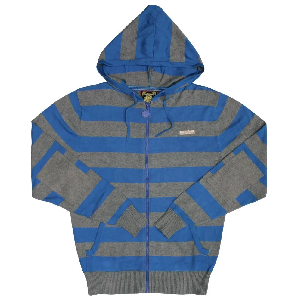 Live Mechanics Hype Stripe Hoodie Strong Blue