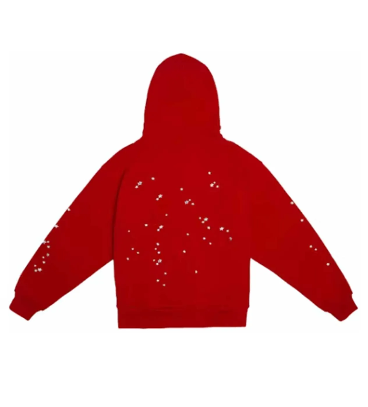 Sp5der Red Atlanta Zip Up Hoodie