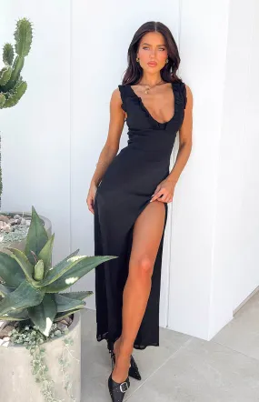 Vallure Black Maxi Dress